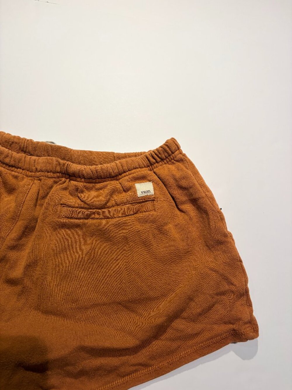 Vuori Sienna Brown Lounge Shorts Drawstring Pocket Size M